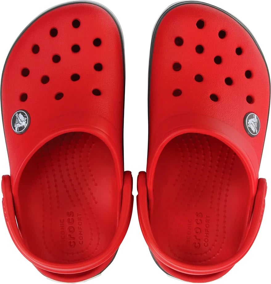 Kroksa për fëmijë Crocs, të kuqe
