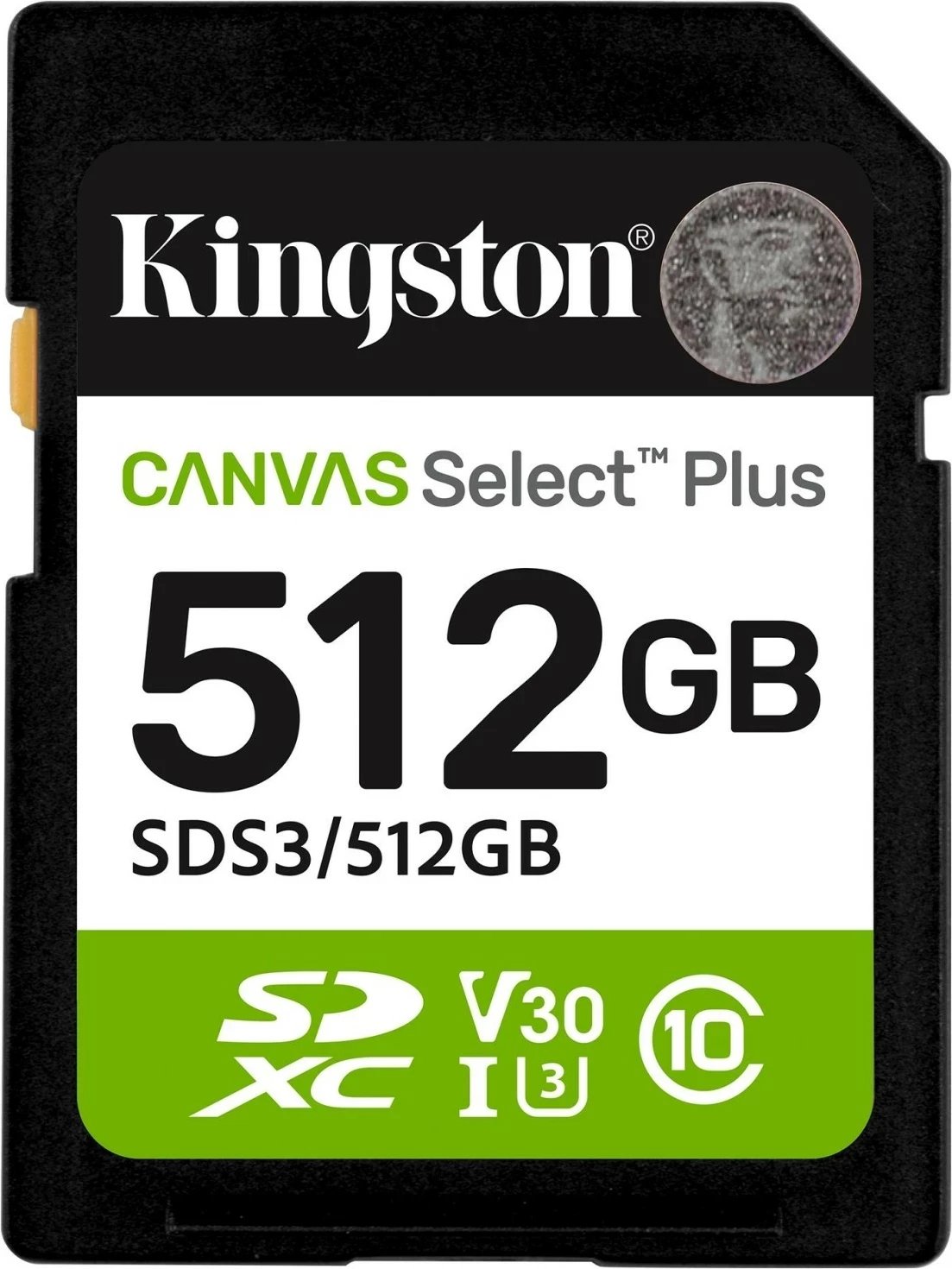 Kartelë memorie Kingston Canvas Select Plus Gen3 512GB SDXC UHS-I Class 10
