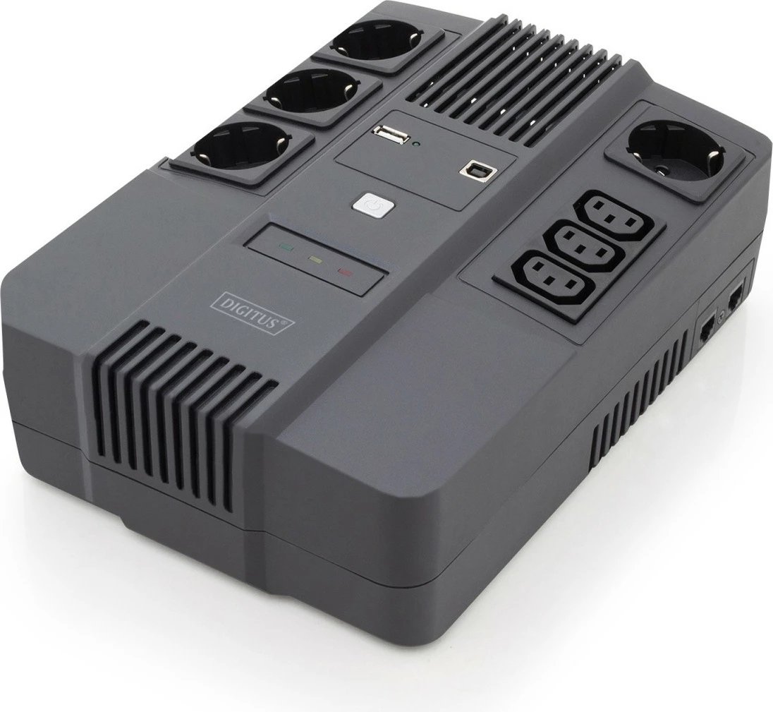UPS Digitus DN-170110, 600VA/360W, line-interactive, zi