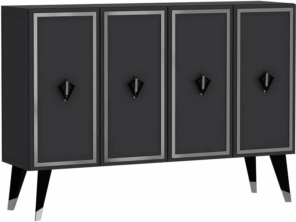 Konsol Skye Decor, 8176KM-32, antracit, e zezë, argjend