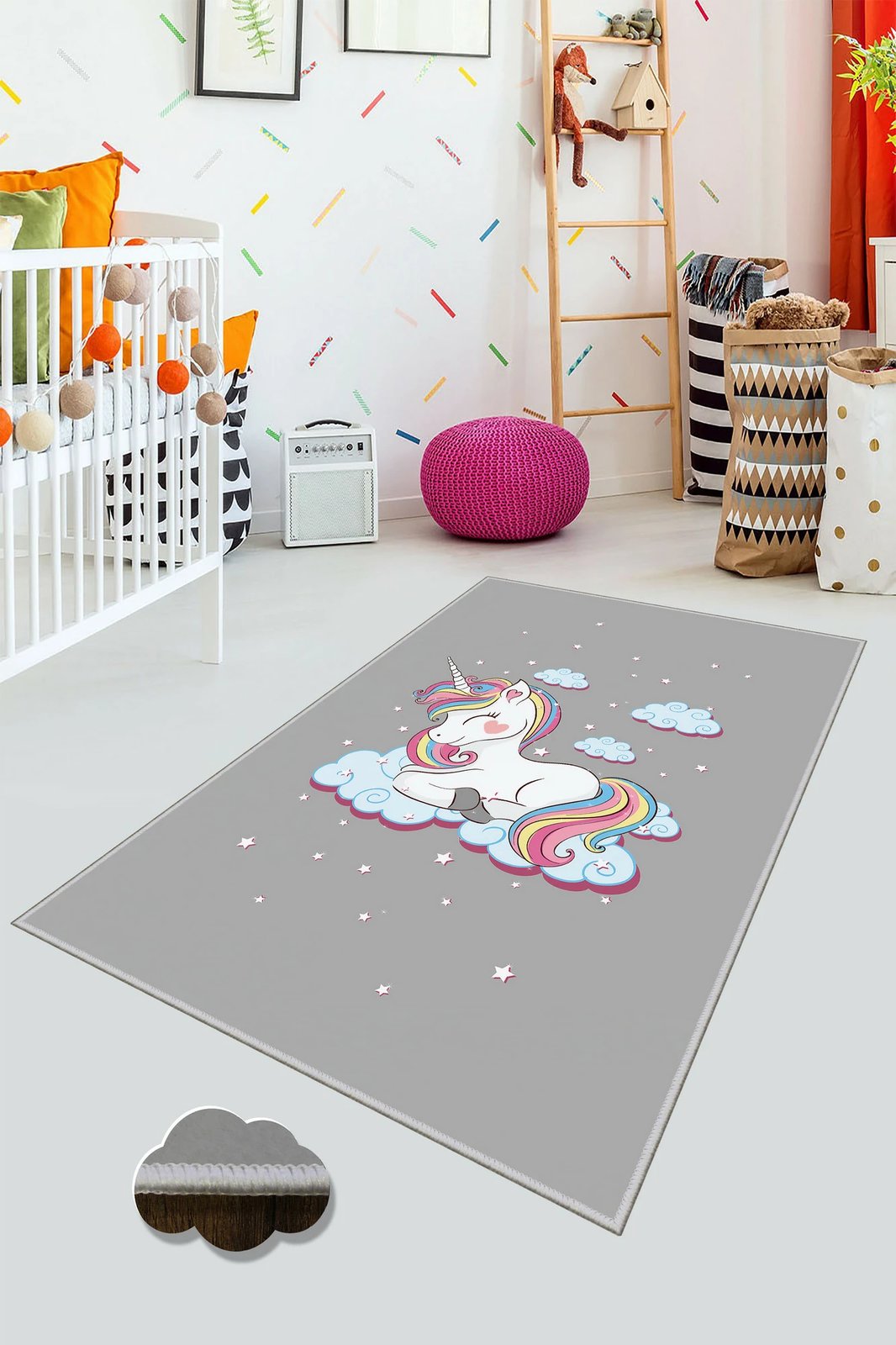 Qilim multingjyrësh për fëmijë, 180x280cm, Conceptum Hypnose, WOOKECE042