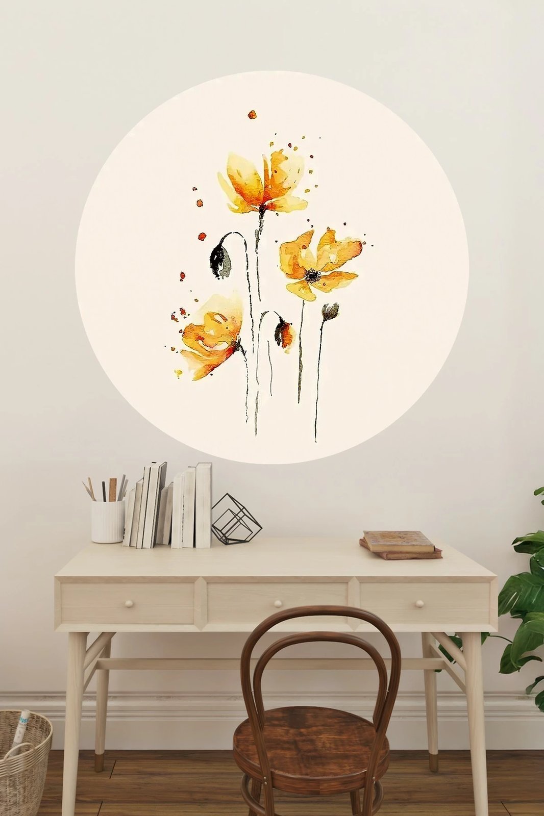 Sticker dekorativ për mur Wallity, shumëngjyrësh, ERSYSTCKR8