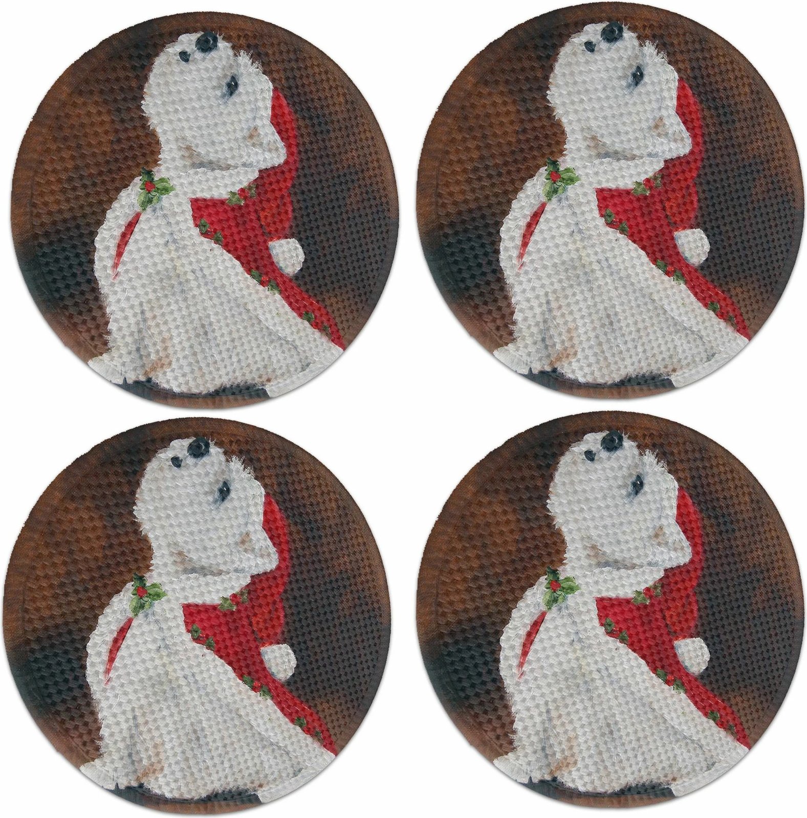 Ndamëse tavoline Hermia Concept, shumëngjyrëshe, 4 copë, 37cm