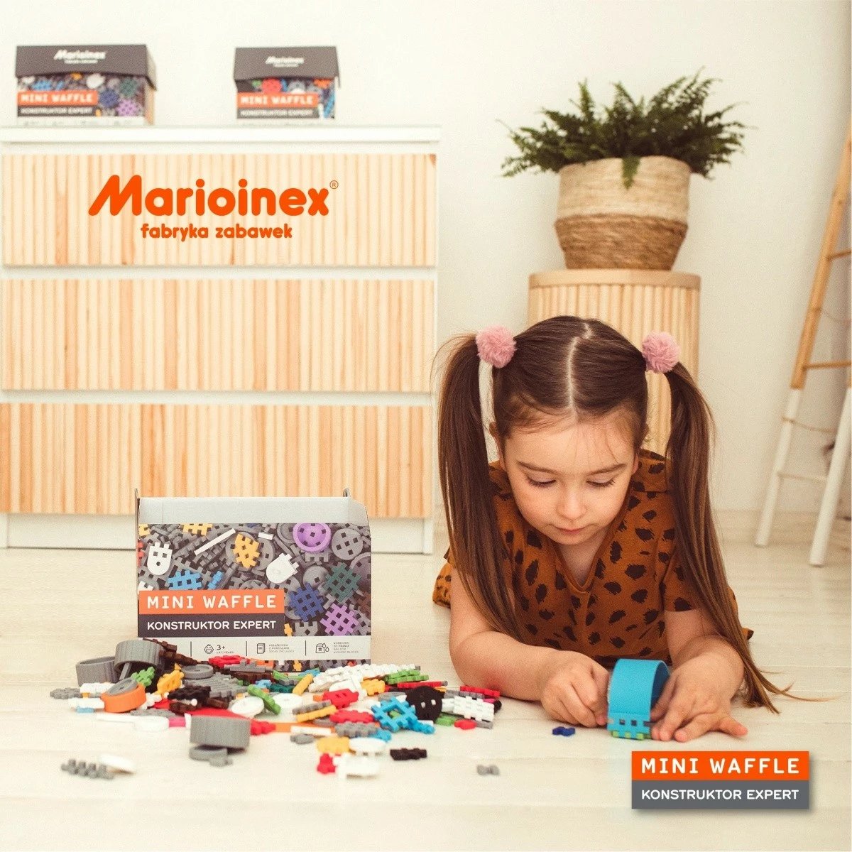 Set ndërtimi Marioinex Mini Waffle Constructor Expert, 501 pjesë, plastikë, për fëmijë