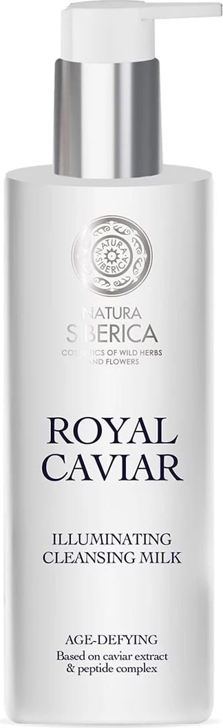 Qumësht pastrues uniseks Natura Siberica Royal Caviar Illuminating, 200ml