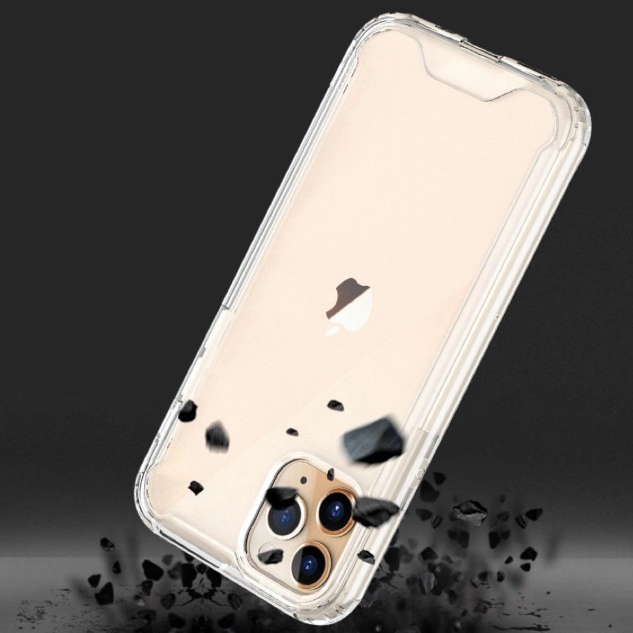 Mbështjellës Hurtel Clear Corner Case MagSafe për Samsung Galaxy S25 Edge, Transparent