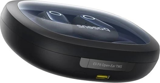 Kufje Baseus Eli Fit Open-Ear, Wireless, Bluetooth, USB Type-C, Zezë