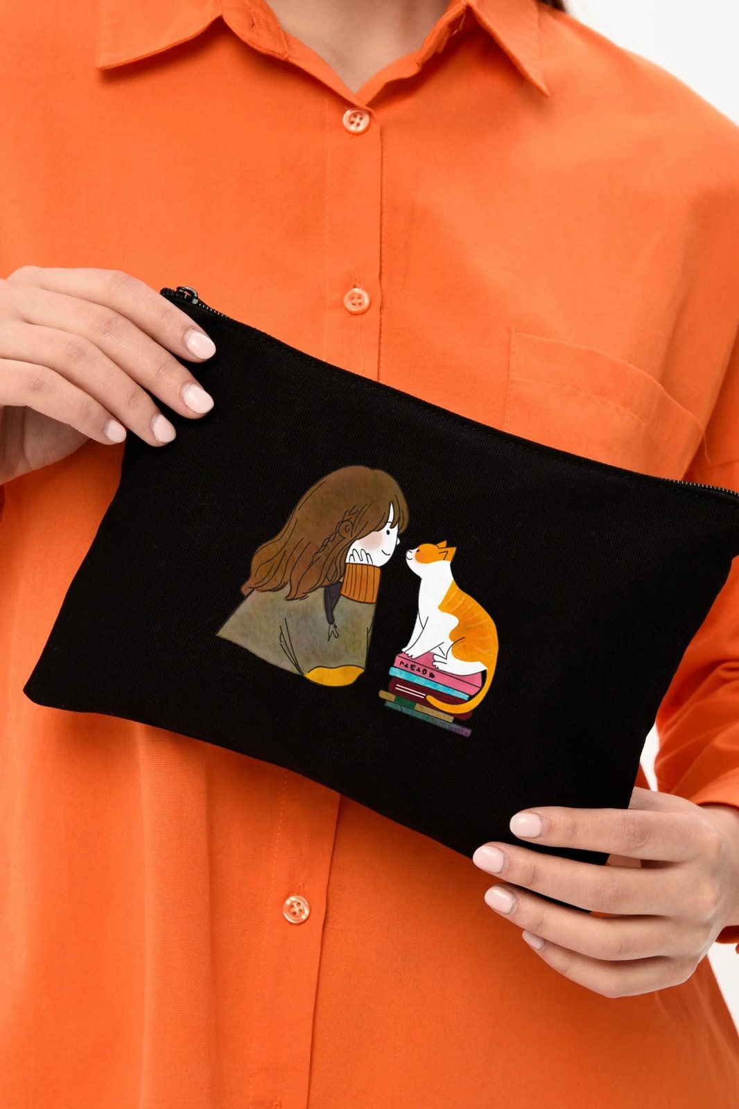 Çantë për make-up Zoozie Bags, e zezë, 25x18cm