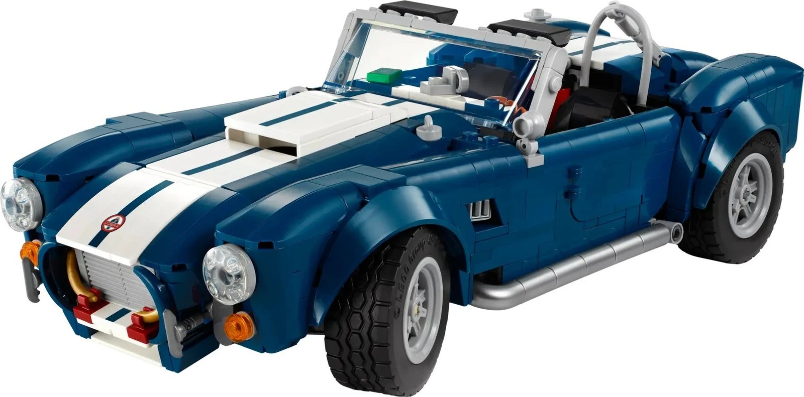 Set LEGO ICONS Shelby Cobra 427 S/C, 10357, për të rritur, Blu