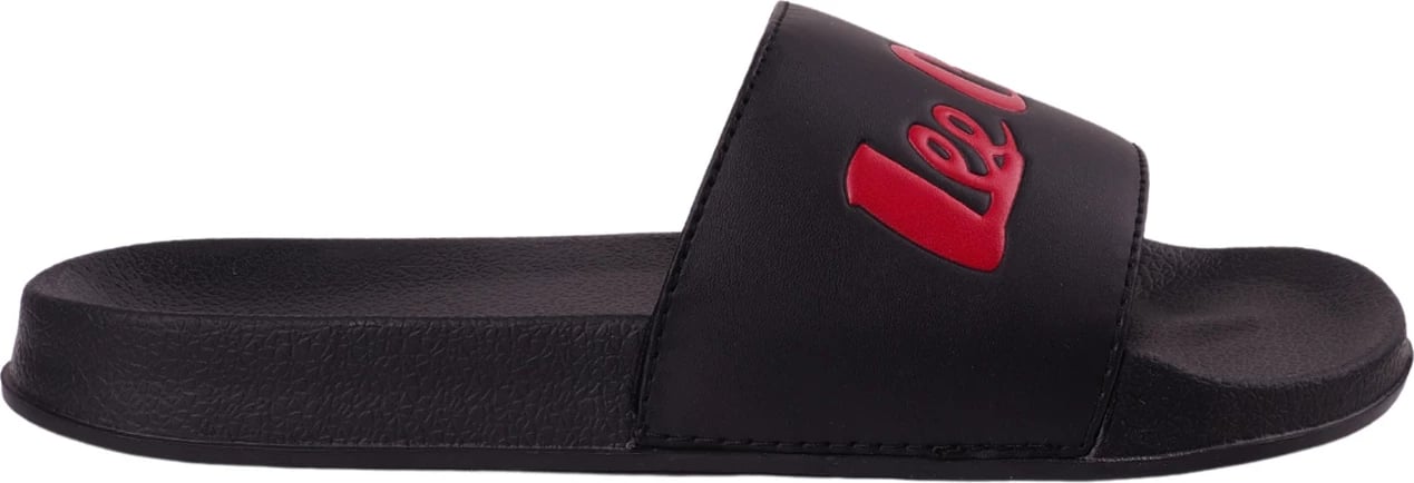 Papuqe për meshkuj Lee Cooper, të zeza-kuqe