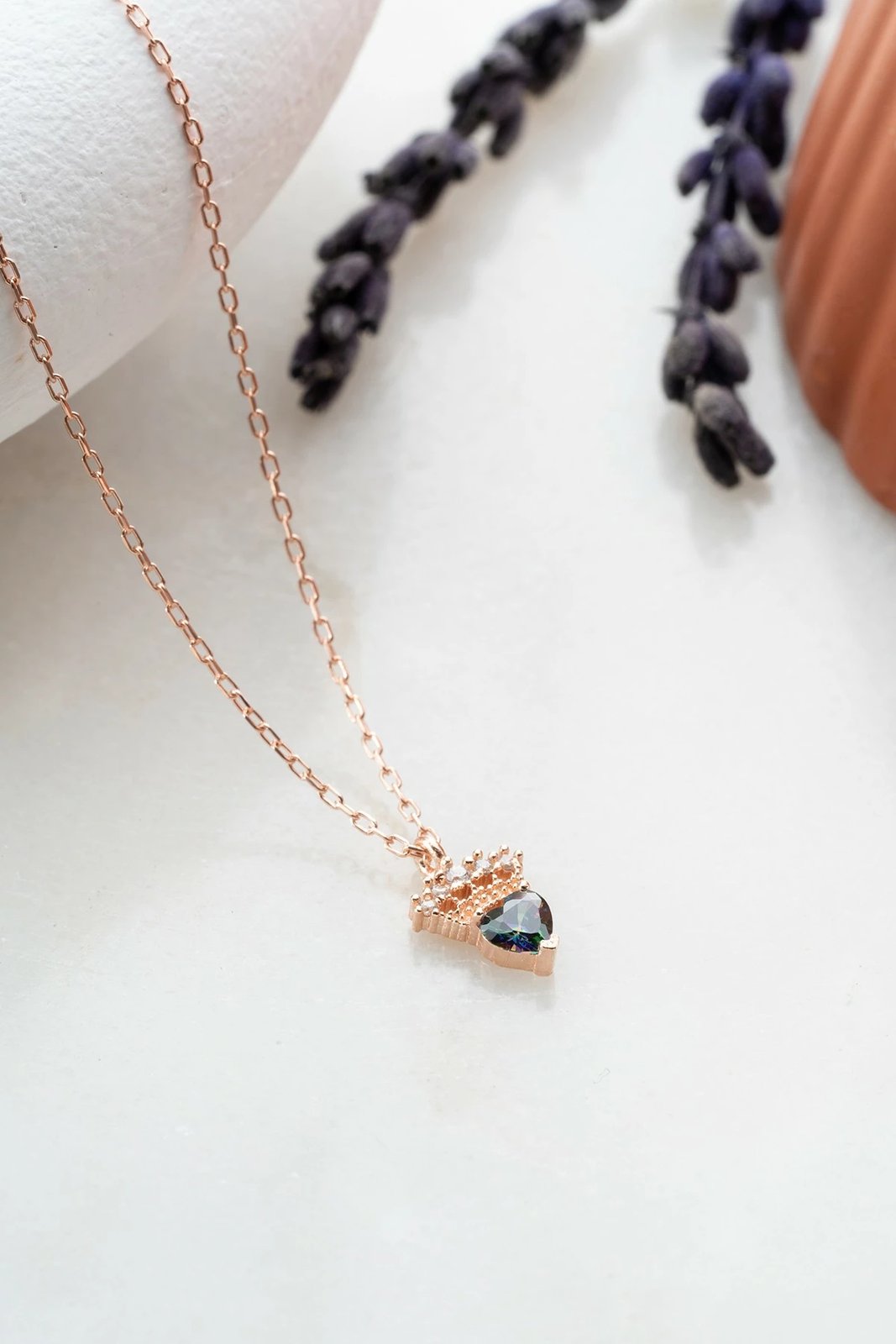 Qafore argjendi, ngjyrë rozë e arit dhe e gjelbër, Jumeon, TRDYL1001