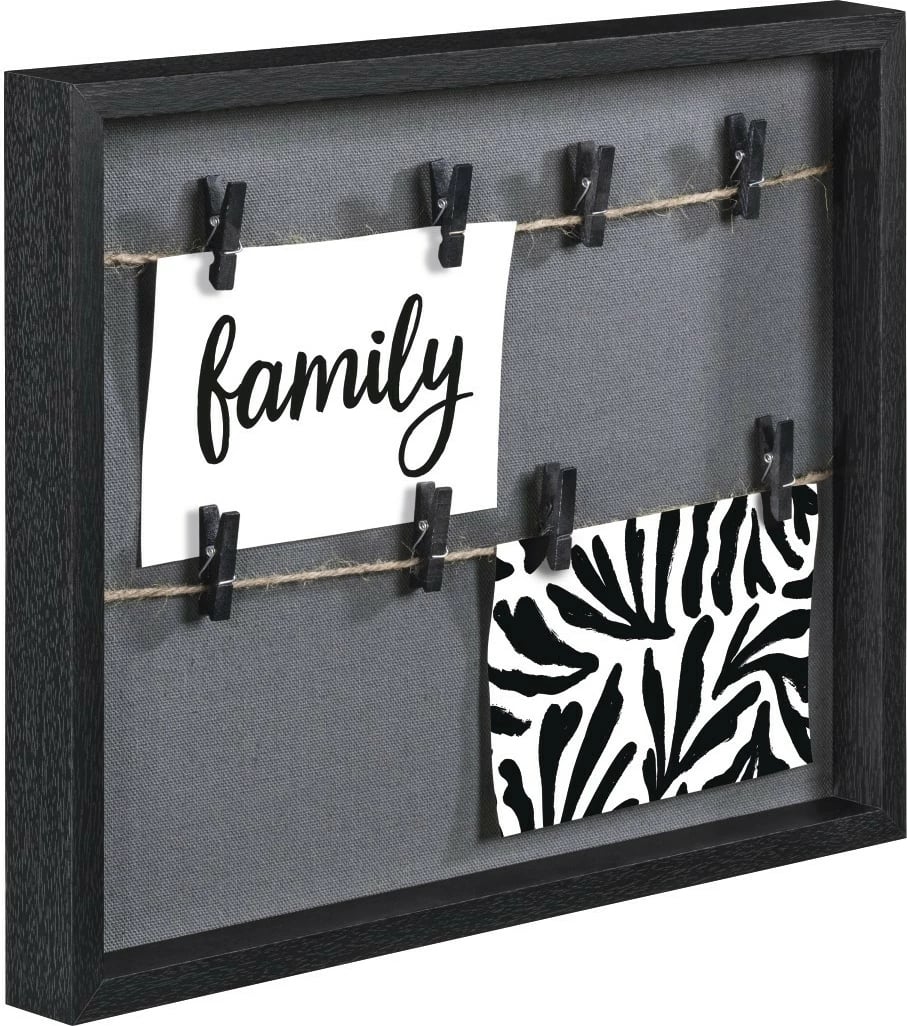 Kornizë muri për galeri Hama 29.5x36.5, dru, e zezë