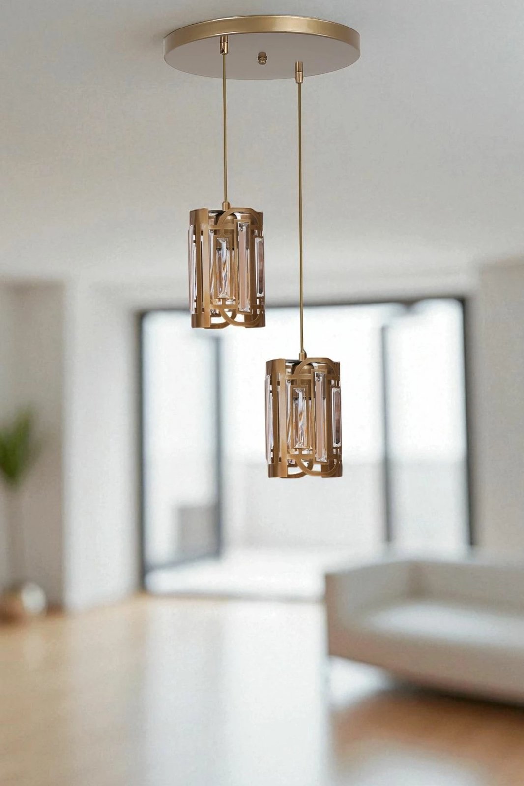 Llambë tavani Opviq, ngjyrë ari, 9045-2