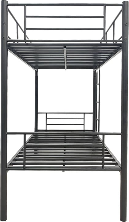 Krevet marinari metalik Belit, ngjyrë e zezë, 90x190cm