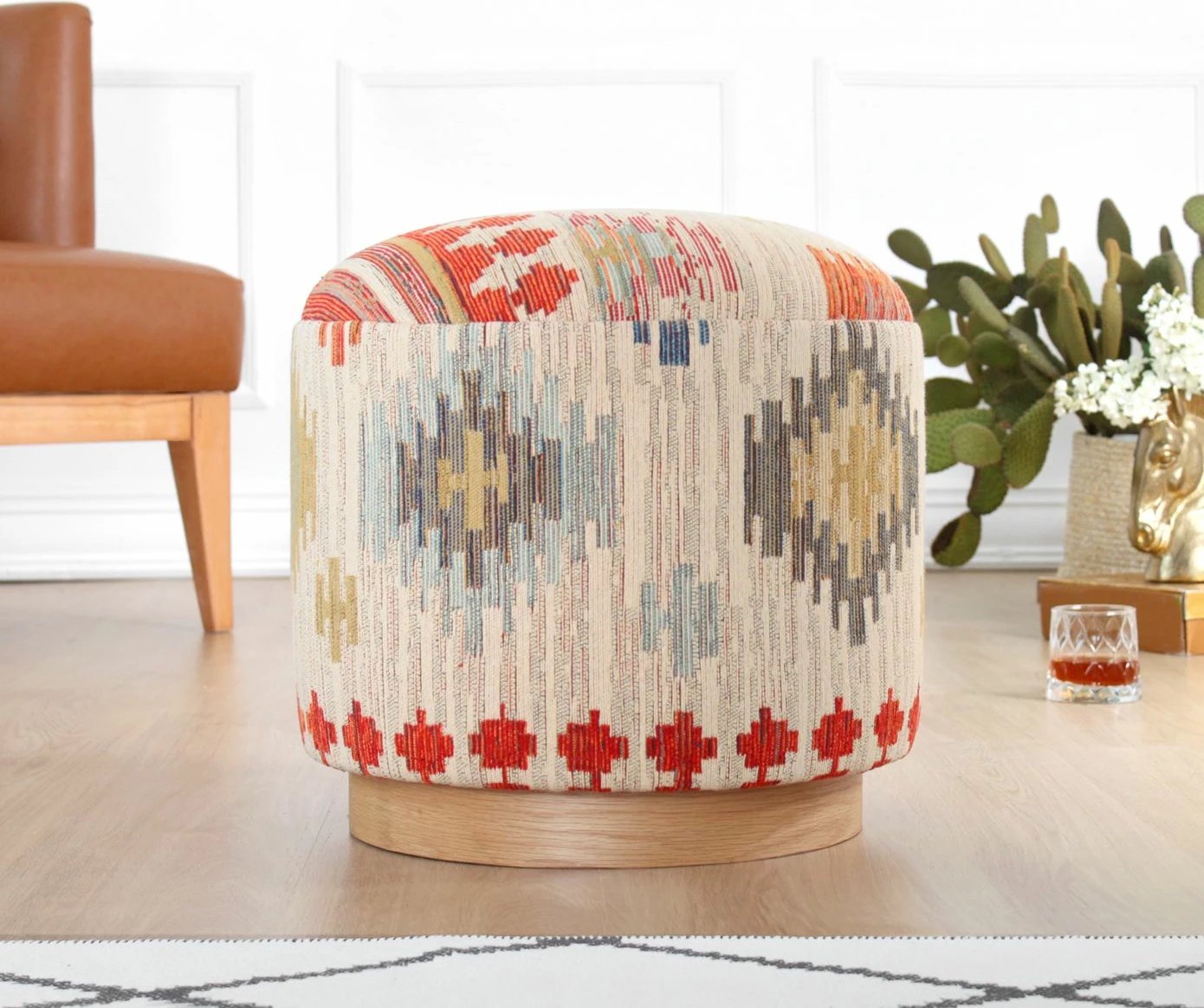 Puf Atelier del Sofa, ngjyrë krem