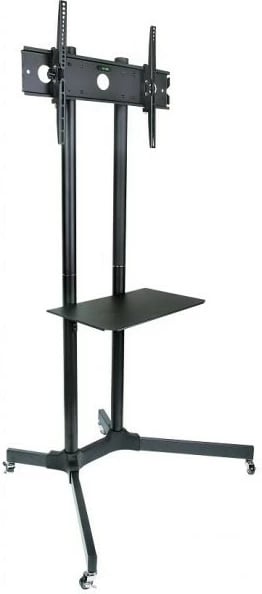 Stojak mobil Techly 309982 për TV/monitor LCD/LED 30-65 inç, 60kg, i zi Stojak mobil Techly 309982 për TV/monitor LCD/LED 30-65 inç, 60kg, i zi