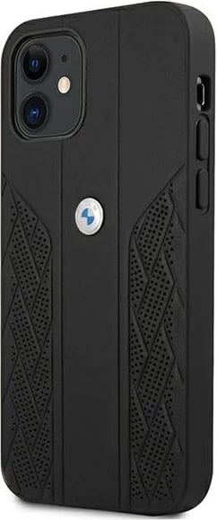 Mbështjellës BMW Curve Perforate për iPhone 12 mini, 5.4", i zi