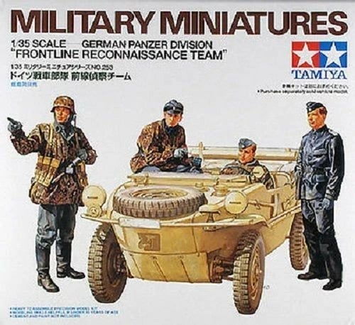 Set modele plastike Tamiya German Panzer Division Frontline Reconnaissance Team, 1:35