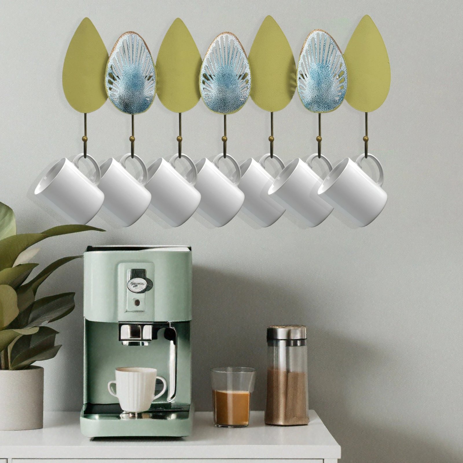 Varëse muri metalike, shumëngjyrëshe, Wallity Gonca, 58.5x22.5cm