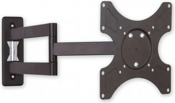 Mbajtës muri për TV/monitor Techly 301450, 19-37 inç, krah i dyfishtë, 25kg, i zi