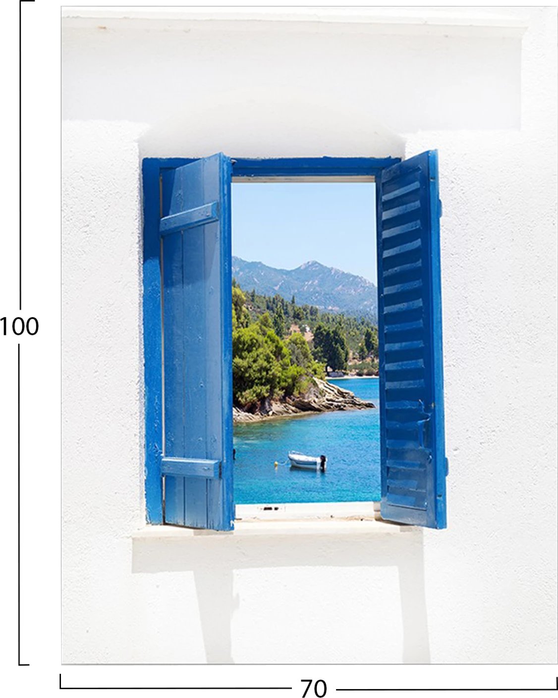 Pikturë muri GOBI, kanavacë e printuar, 70x3x100cm