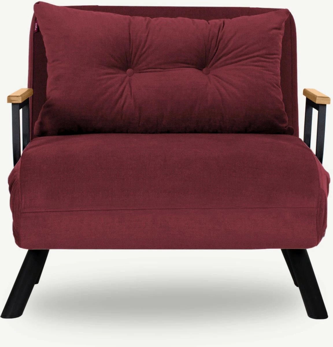 Krevat-karrige një vendës, Sando, ngjyrë e kuqe e errët