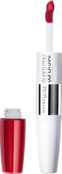 Buzëkuq i lëngshëm 2 hapa Maybelline Superstay 24, 573 Eternal Cherry