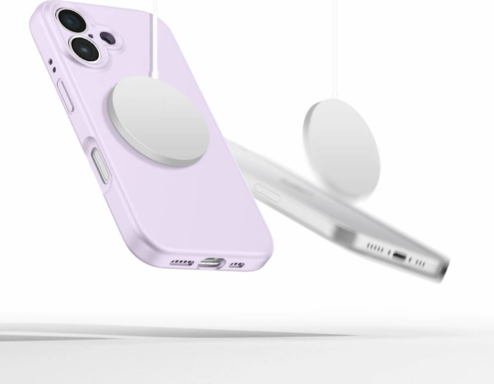 Mbështjellës Tech-Protect Liquid Silicone MagSafe për iPhone 16, Violet