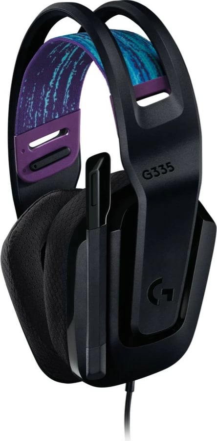 Kufje gaming Logitech G335, me kabllo, ngjyrë e zezë