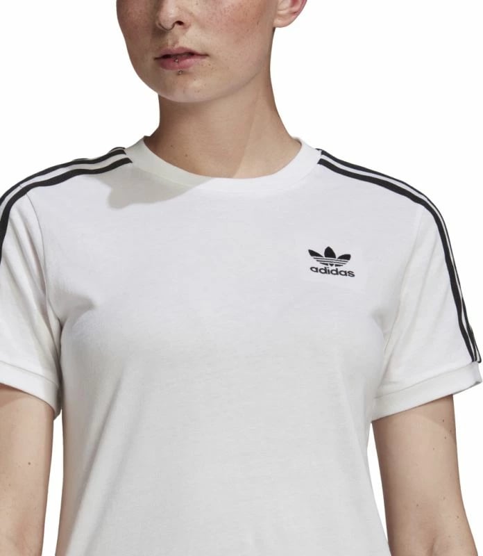 Maicë adidas për femra, e bardhë