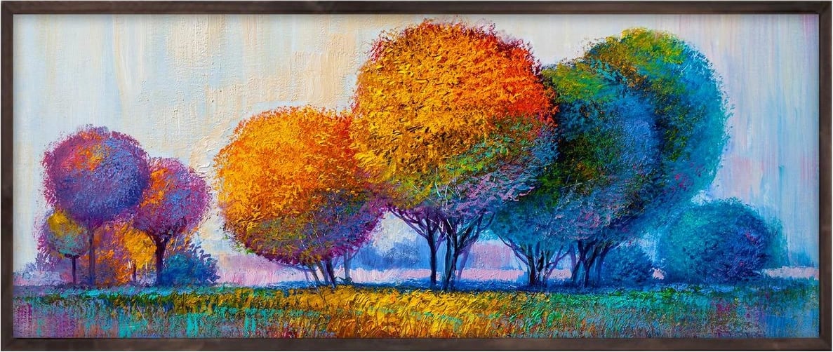 Pikturë dekorative me kornizë, MDF, Wallity, shumëngjyrëshe, 33x70cm