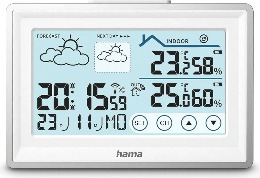 Stacion moti Hama Bahamas, 222228, matje temperaturë dhe lagështie, i bardhë