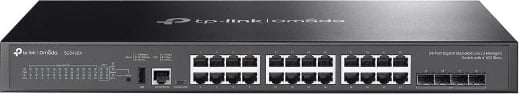 Switch i menaxhuar TP-Link Omada SG5428X, 28 porte, Gigabit Ethernet, i zi