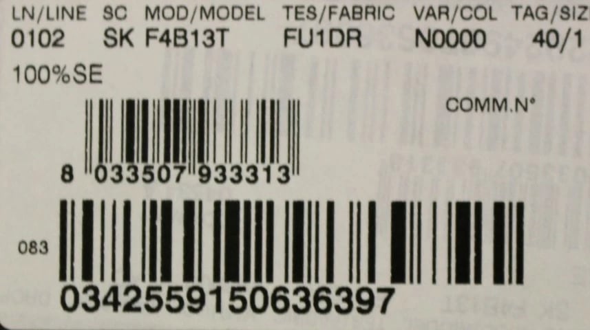 Fund për femra Dolce & Gabbana, i zi