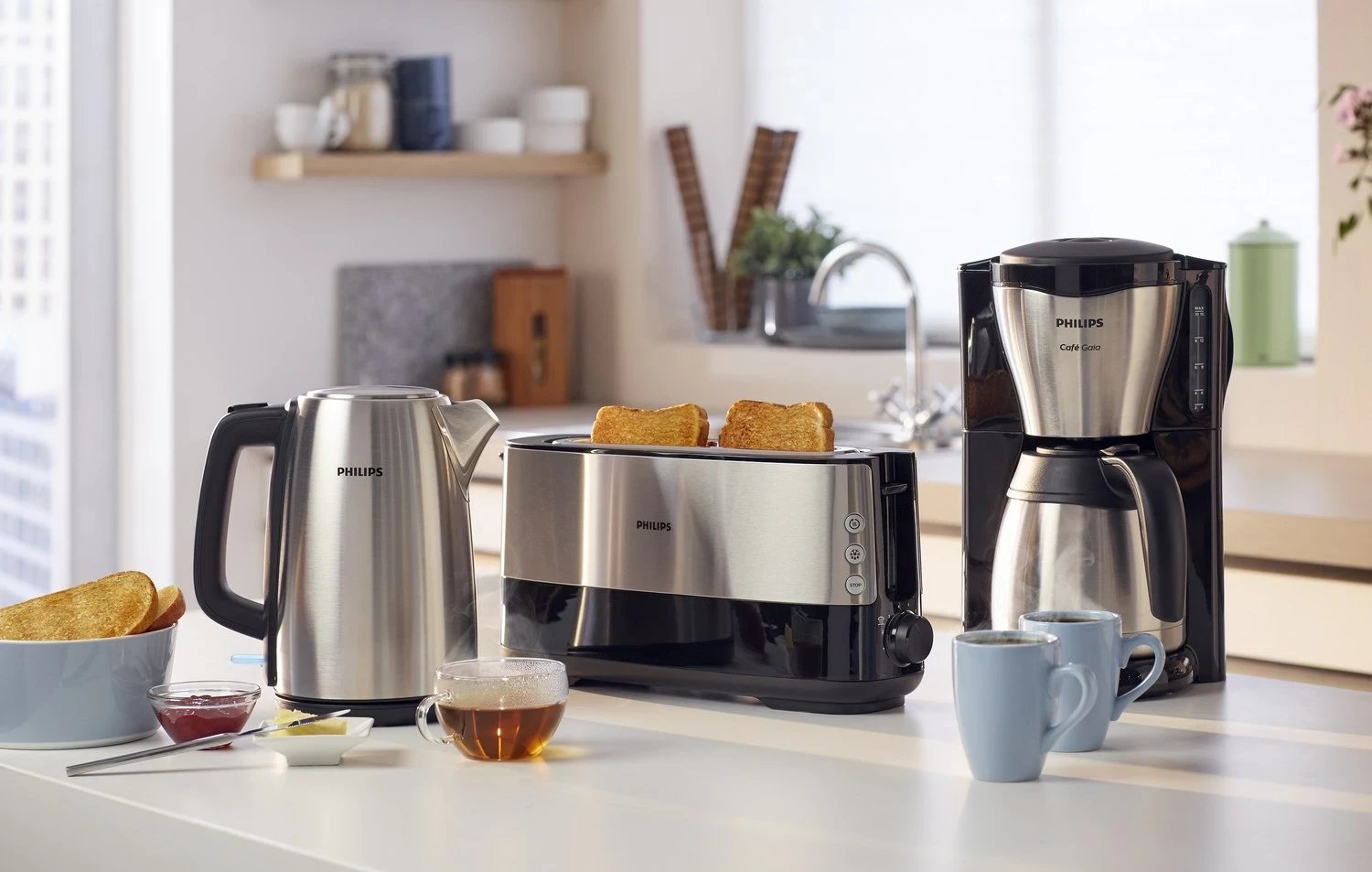 Aparat kafeje Philips Café Gaia HD7546/20, 15 filxhanë, i zi