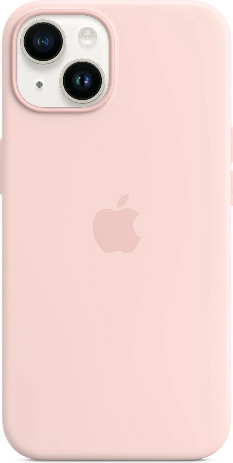 Mbështjellës silikonik Apple iPhone 14 me MagSafe, Chalk Pink