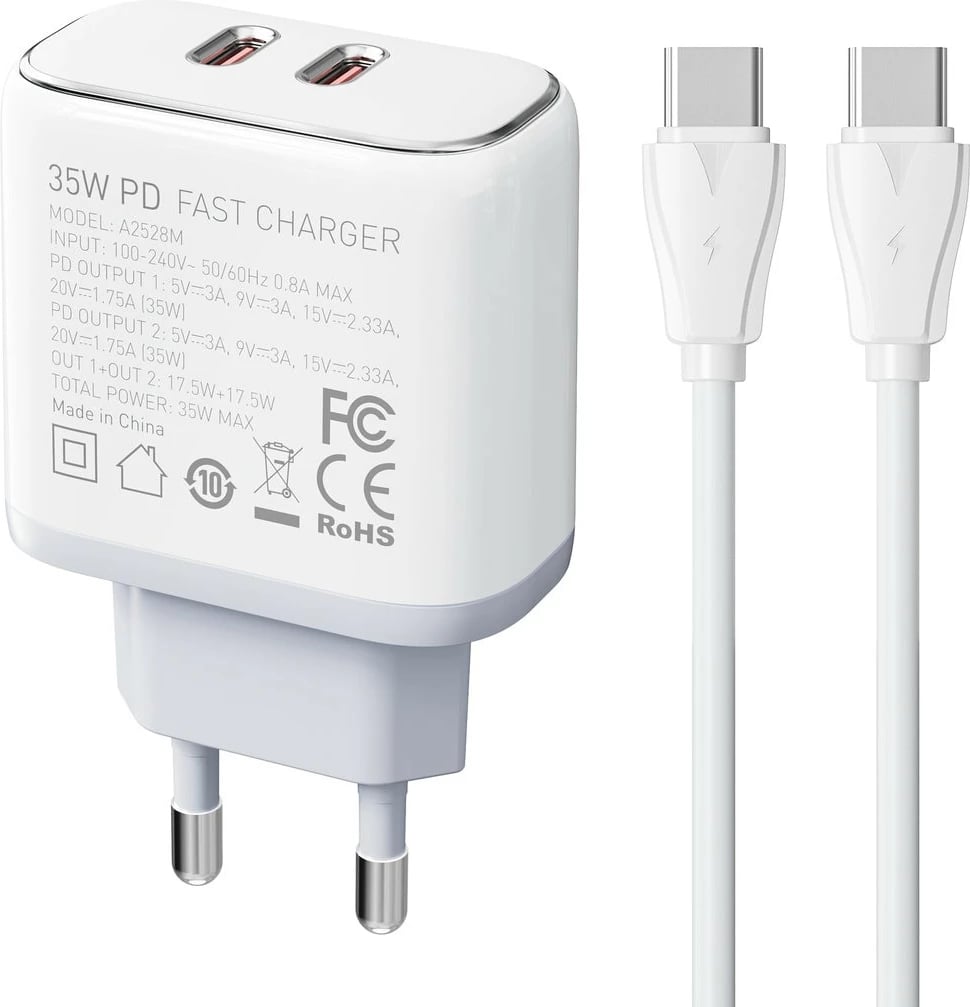 Karikues LDNIO A2528C (Bardhë)