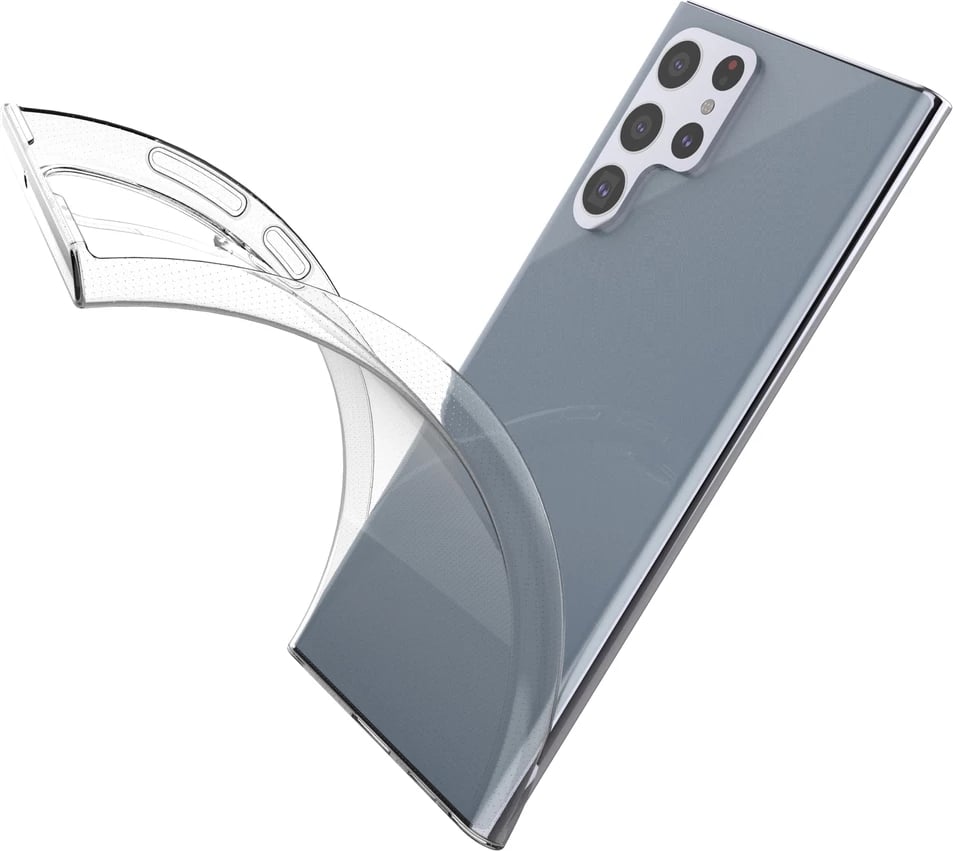 Mbështjellës Hurtel Ultra Clear 0.5mm për Samsung Galaxy S22 Ultra, Transparent