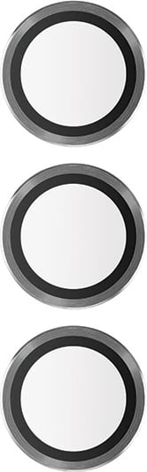 Mbrojtës kamerash PanzerGlass Hoops për Samsung Galaxy S23 FE, kornizë e zezë