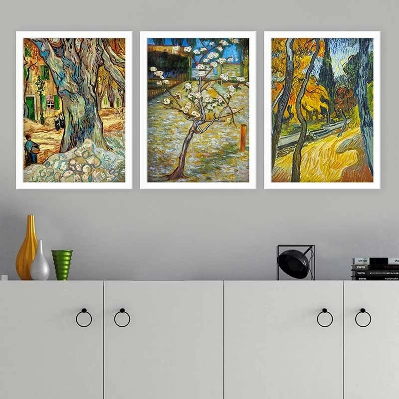 Pikturë dekorative me kornizë (3 copë), Wallity, 3BC_UN87641_3545