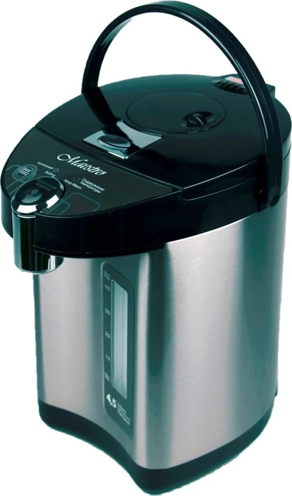Termopot Maestro MR-081, 4.5 L, Argjendtë, Zi