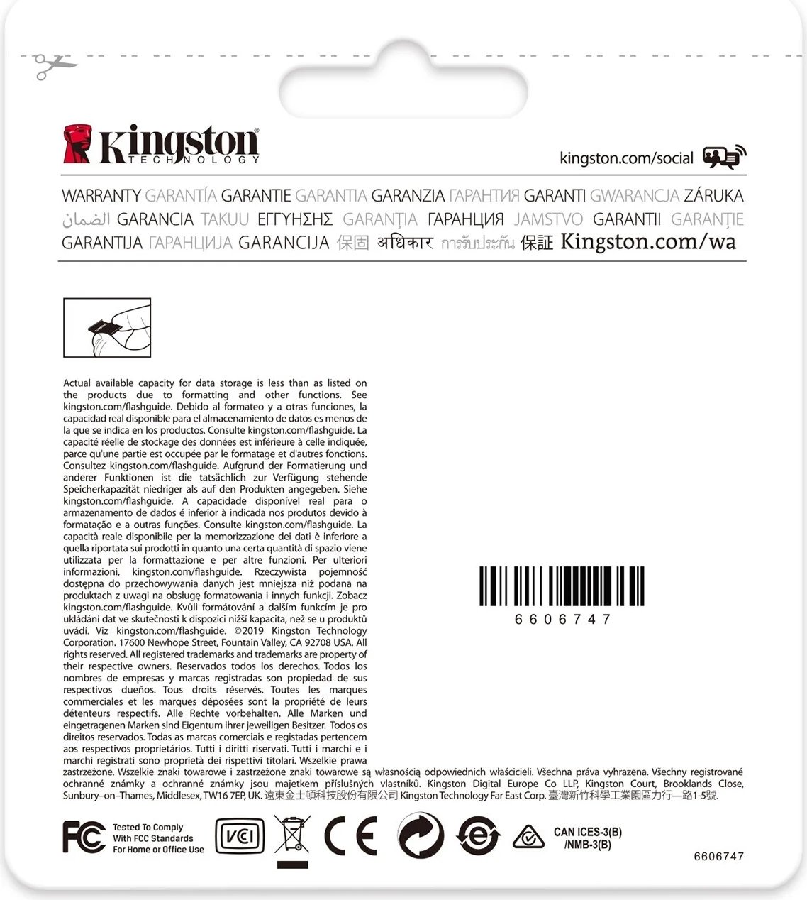 MicroSD Kingston, microSDXC, 64GB 