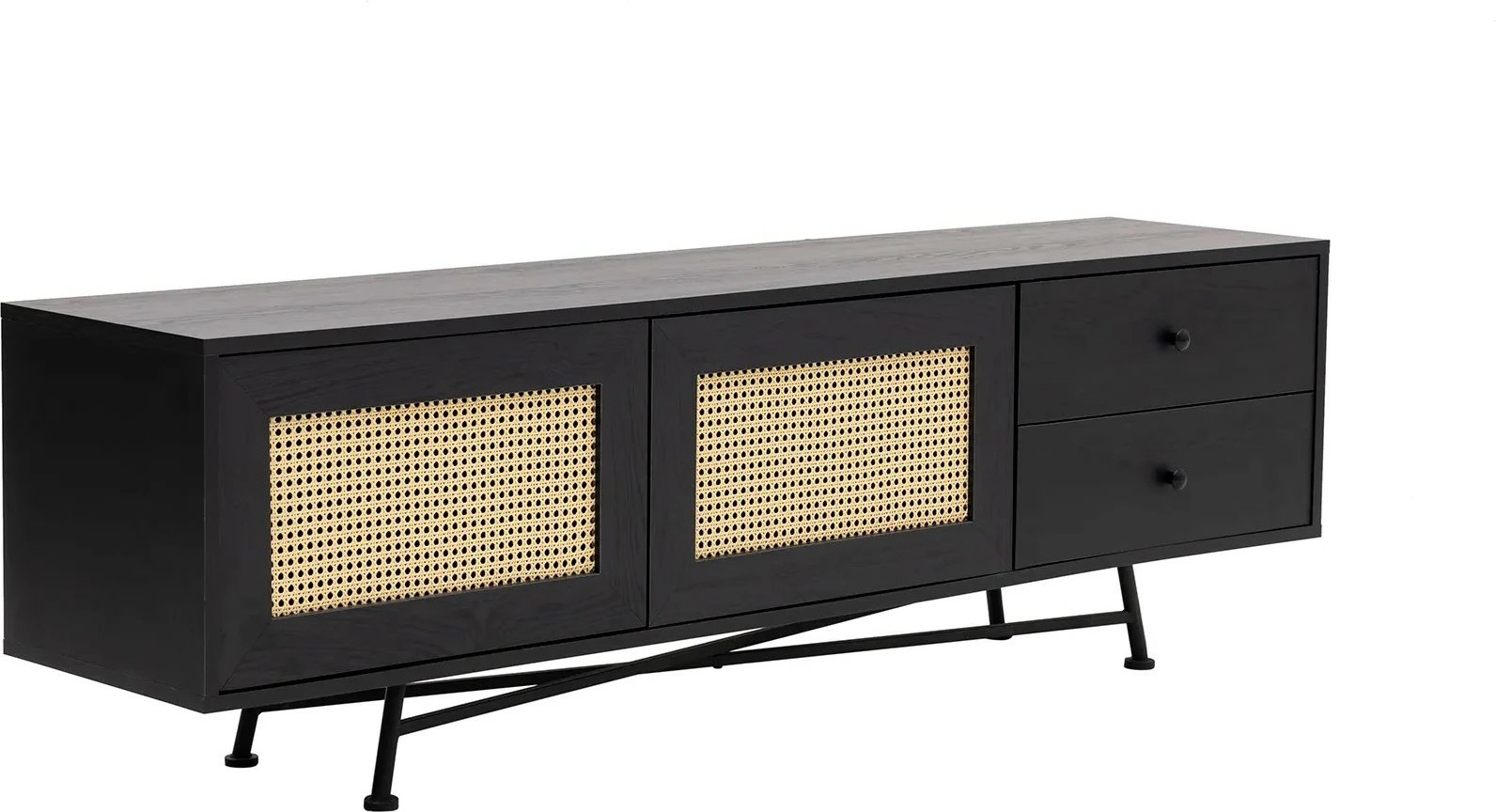 Komodë TV Skye Decor, Nala 180, e zezë