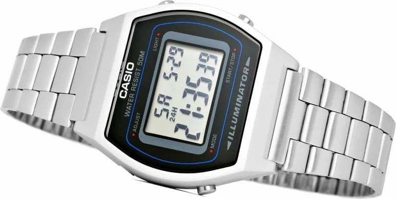 Orë dore unisex Casio, argjend