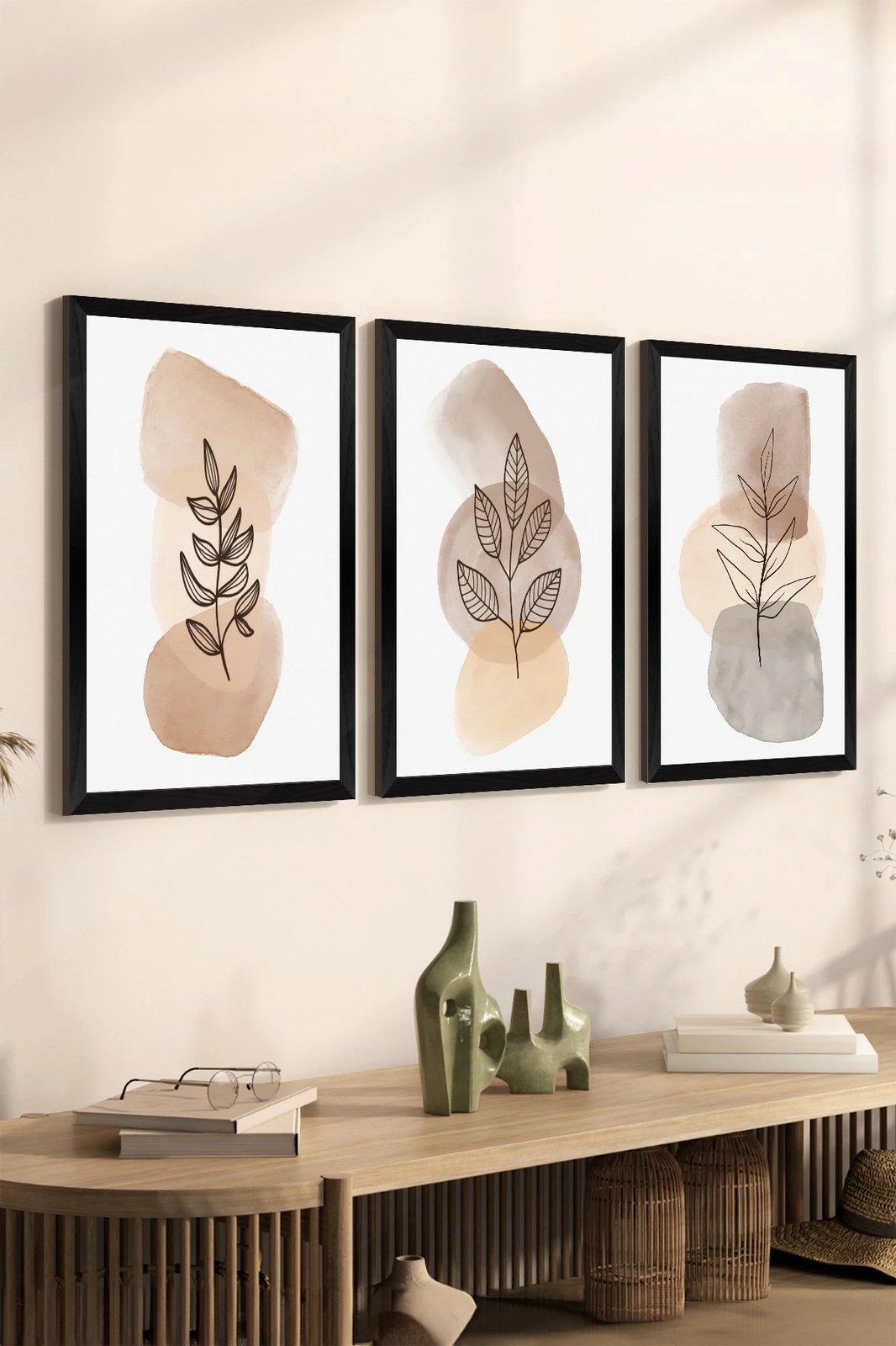 Set pikturash dekorative (3 copë), Wallity, Artsycllct29