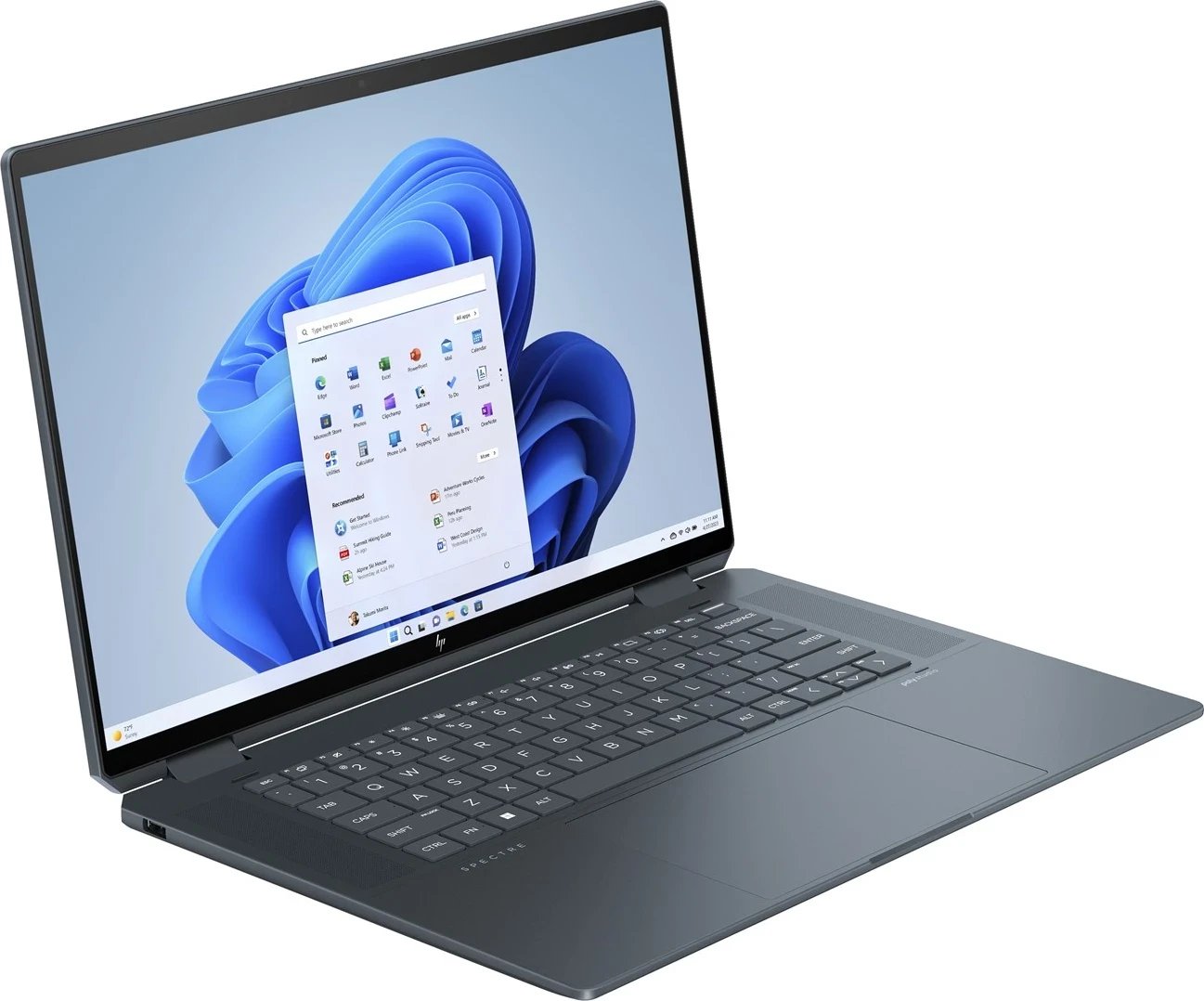 Laptop hibrid HP Spectre x360 16-aa0075nw, 16 inç, Blu