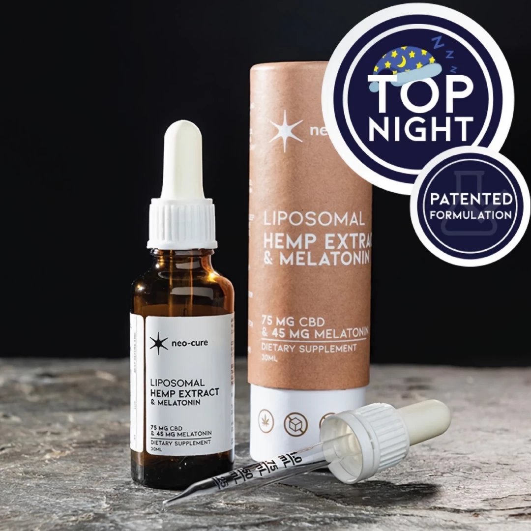 Liposomal Hemp Extract & Melatonin, 30 ml