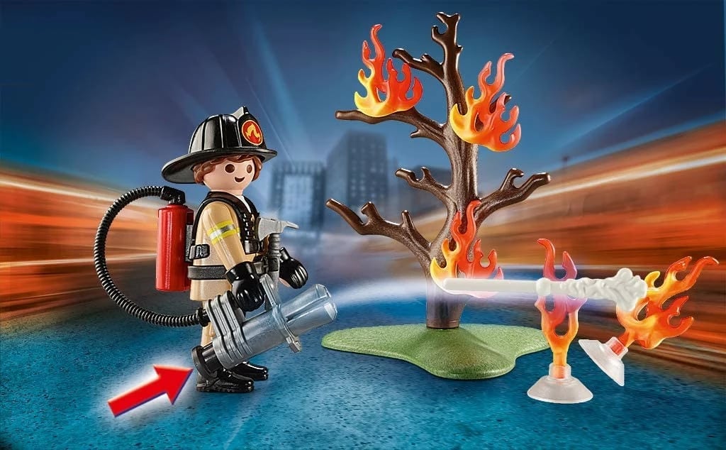 Set lodrash Playmobil City Action 70310 Firefighter Toolbox, 24 pjesë