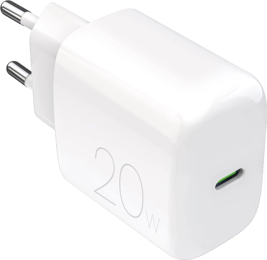 Karikues muri Puro PROLITE 20W, USB-C, i bardhë