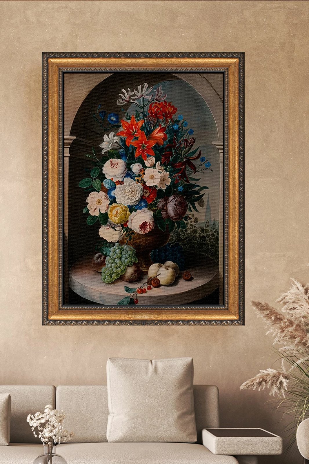 Pikturë dekorative në kanavacë me kornizë, Wallity, ATCRCVCNVSMDL15 - 70100